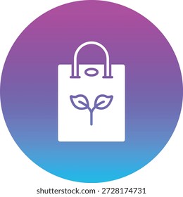 Eco Bag, Vektorsymbol. Kann für Druck-, Mobil- und Web-Anwendungen verwendet werden.