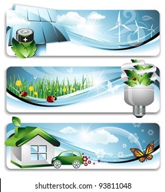 Eco Banners - EPS 10