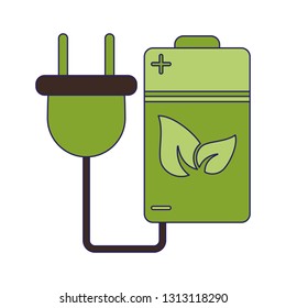 eco battery with electric plug