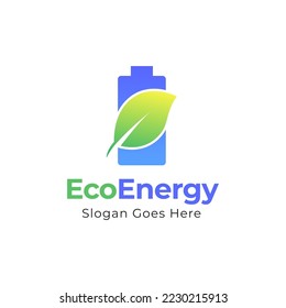 Eco Battery icon. Battery with leaf icon in black flat glyph, filled style isolated on white background