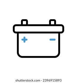 eco battery icon vector stock illustration