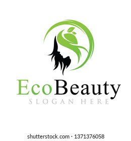 eco beauty logo vector