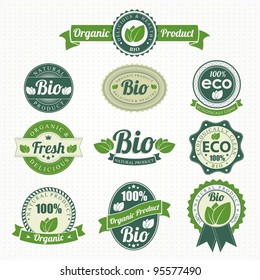 Eco And Bio Labels Collection