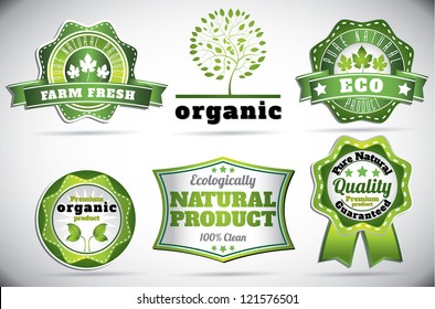 eco bio natural logos