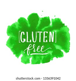 Eco, Bio, Organic, Gluten free, Natural, Vegan Lettering. Modern Hand Drawn Ecological Food Icons and Badges. Brush Calligraphy.