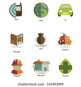 Eco and bio symbols