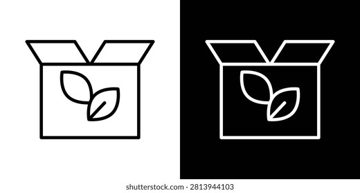 Eco in black, best for UI Designaging icon in black, best for UI Design.