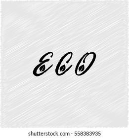 eco - black  vector icon
