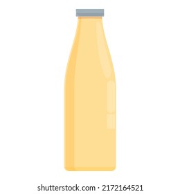 Eco bottle icon cartoon vector. Energy recycle. Green friendly