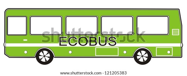 eco bus, vector\
icon