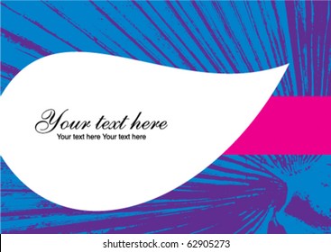 eco business card with leaf