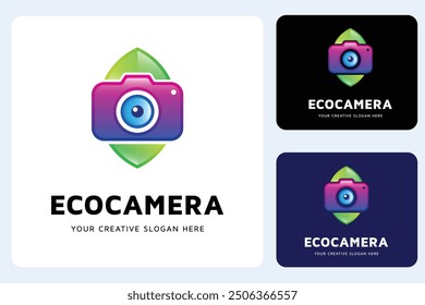 Eco Camera Logo Design Template