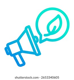 Eco Campaign Icon-Element für Design
