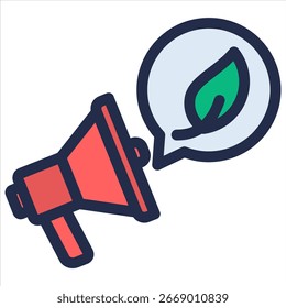 Eco Campaign Icon-Element für Design