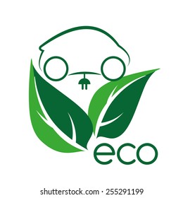 eco car design, vector illustration eps10 graphic 