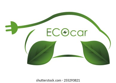 eco car design, vector illustration eps10 graphic 