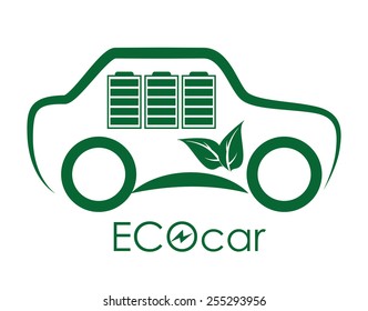 eco car design, vector illustration eps10 graphic 