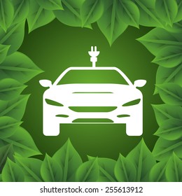 eco car design, vector illustration eps10 graphic 