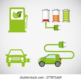eco car design, vector illustration eps10 graphic 