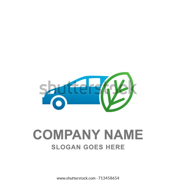 Eco Car\
Environment Friendly Logo Vector\
Icon