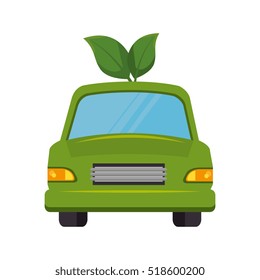 eco car isolated icon
