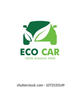 Eco Car Logo Design Vector