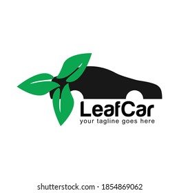 Eco Car Logo Design Vector