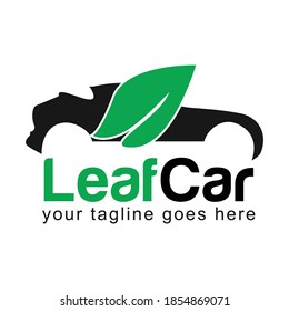 Eco Car Logo Design Vector