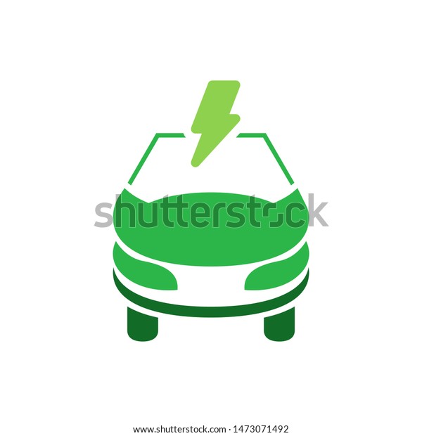 Eco car logo template vector transport clean\
energy icon design