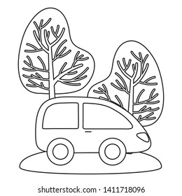 Eco car and save planet design