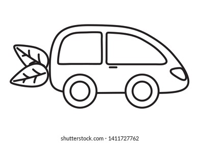 Eco car and save planet design