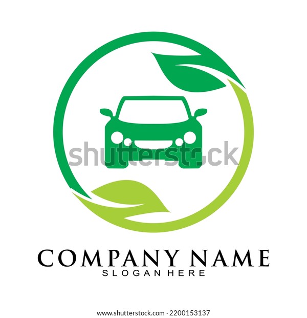 Eco car symbol vector\
logo