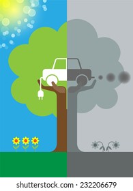 eco car tree