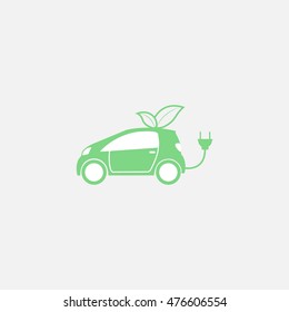 eco car vector icon