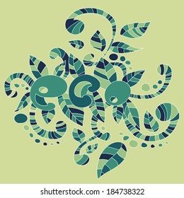 Eco card advertising useful properties.  