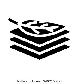 eco ceramic coating product label caution glyph icon vector. eco ceramic coating product label caution sign. isolated symbol illustration