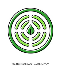 eco ceramic coating product label caution color icon vector. eco ceramic coating product label caution sign. isolated symbol illustration