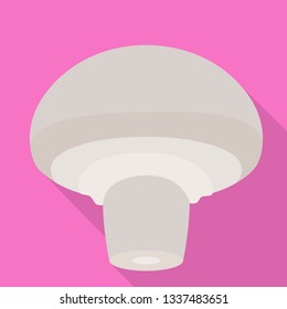 Eco champignon icon. Flat illustration of eco champignon vector icon for web design