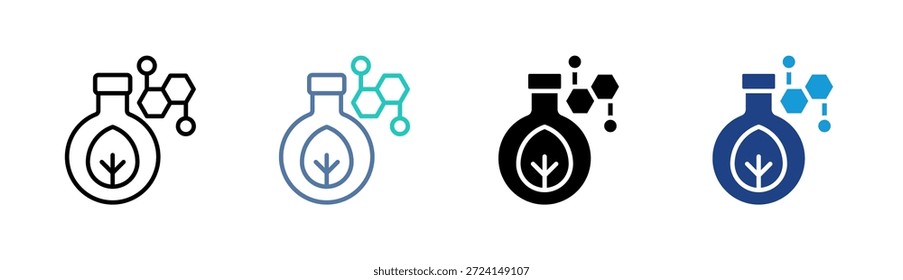 Eco Chemie Icon Set mehrere Stil Sammlung