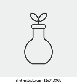 Eco Chemistry Modern Simple Vector Icon