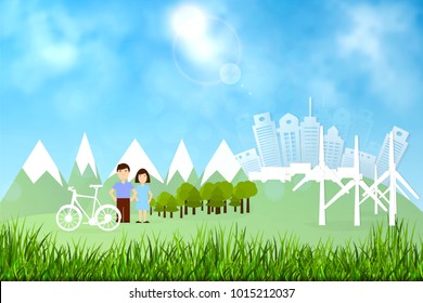 eco city concept