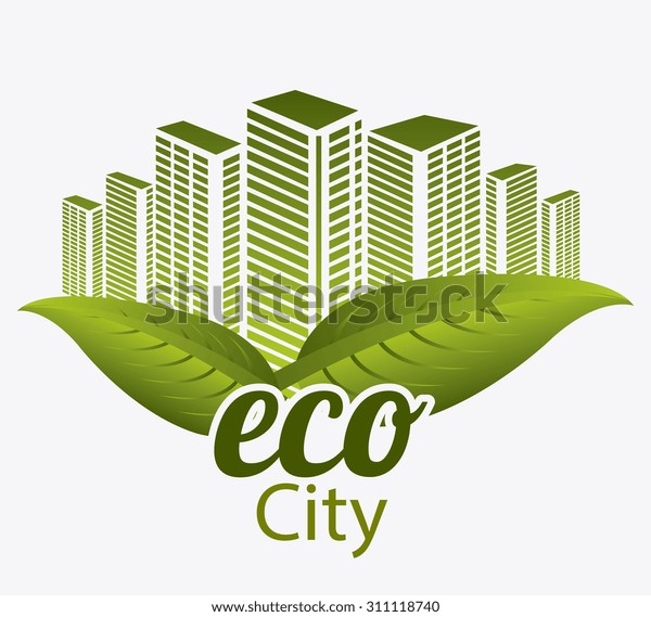 eco city design,\
vector illustration eps\
10.