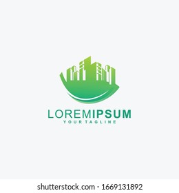 Eco City Premium Logo Vector
