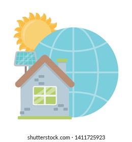 Eco city and save planet design