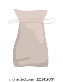 eco cloth bag isolated icon
