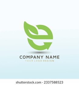 eco commerce logo for an upcoming logistics company