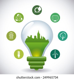 eco concept design, vector illustration eps10 graphic 