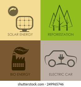 eco concept design, vector illustration eps10 graphic 