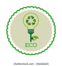 eco concept design, vector illustration eps10 graphic 