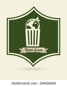 eco concept design, vector illustration eps10 graphic 